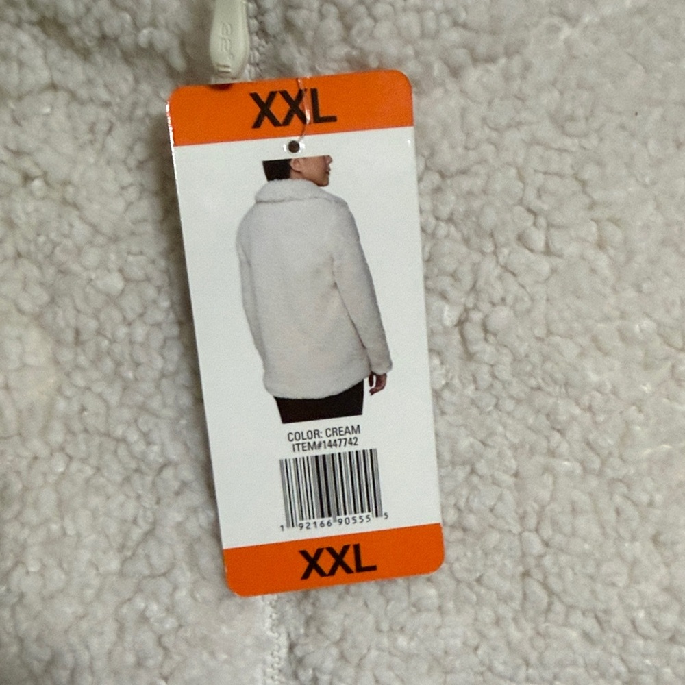 32 degrees cream Sherpa Jacket with pockets
size XXL - Picture 8 of 10